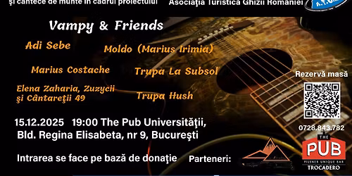 Vampy&Friends Concert caritabil O RAZ\u0102 DE LUMIN\u0102 - A.T. GHIZII ROMANIEI