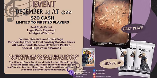 Magic The Gathering Charity Event