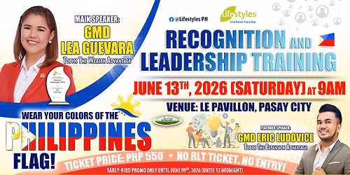 RECOGNITION & LEADERSHIP TRAINING - JUNE 13 2026