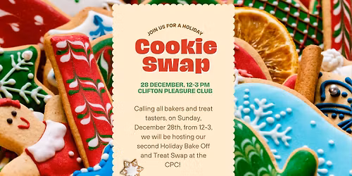 Clifton Pleasure Club Bake-Off & Cookie Swap