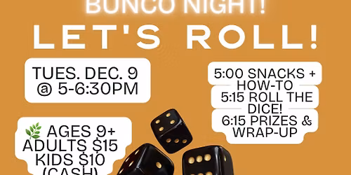 \ud83c\udfb2 The Yoga Plant UGLY SWEATER Bunco Night! Open to all!