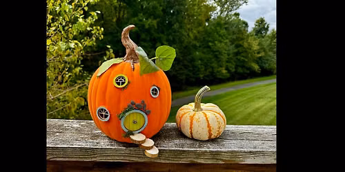 Whimsical Fairy Pumpkin House