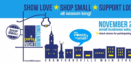 Downtown Party Night | Shop Small Saturday