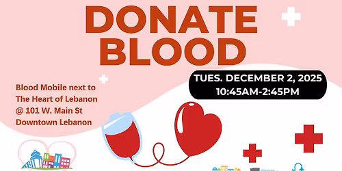 Downtown Lebanon Blood Drive