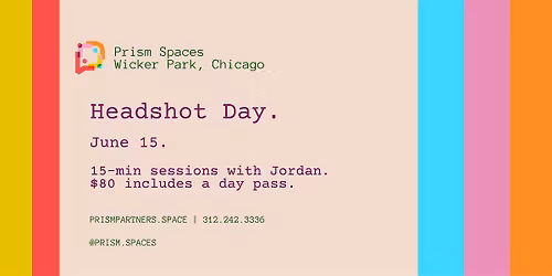 Headshot Day at Prism Spaces