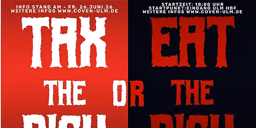 Zombiewalk Ulm \u201eEat the Rich\u201c