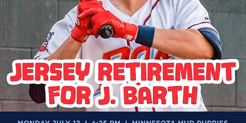 J Barth Jersey Retirement