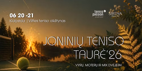 Jonini\u0173 teniso taur\u0117\u201926