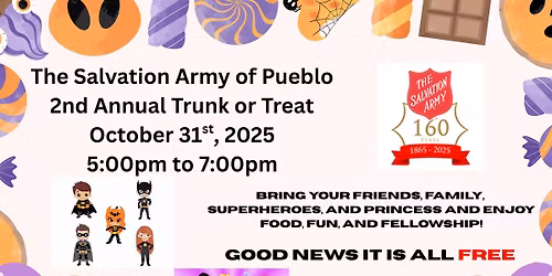 The Salvation Army of Pueblo 2nd annual Trunk or Treat