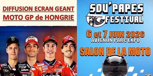FAN ZONE MOTO GP HONGRIE SOU'PAPES FESTIVAL 2026