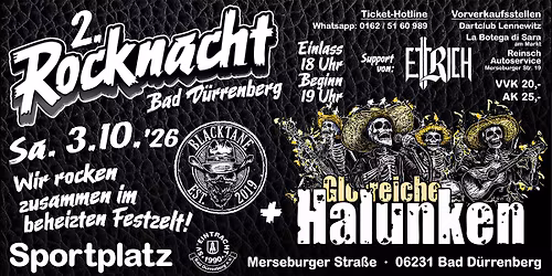2. Rocknacht Bad D\u00fcrrenberg 