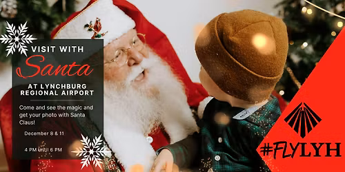 Santa at Lynchburg Regional Airport