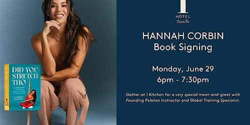 Hannah Corbin Book Signing