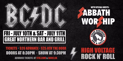 BC/DC with Sabbath Worship - Night 1