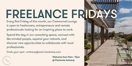 Freelance Fridays at Clockwise Antwerp #3