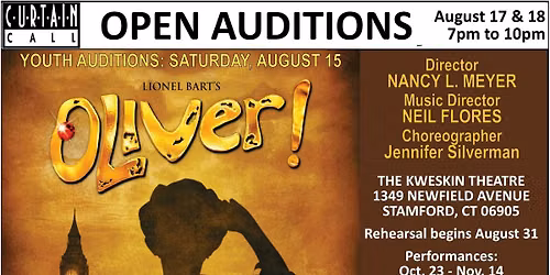 Open auditions: OLIVER!
