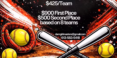 Dam Girl! 3 Pitch Coed Tournament