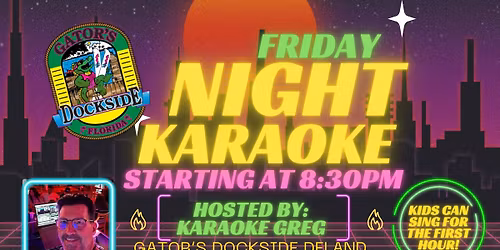 \ud83c\udfb5 Karaoke With Greg - Friday Nights!