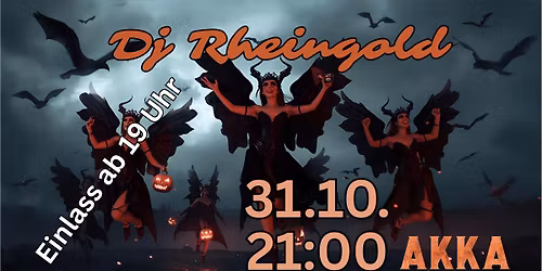 Halloween in der AKKA mit Dj Rheingold