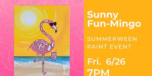 Summerween Paint Night! Sunny Fun-mingo