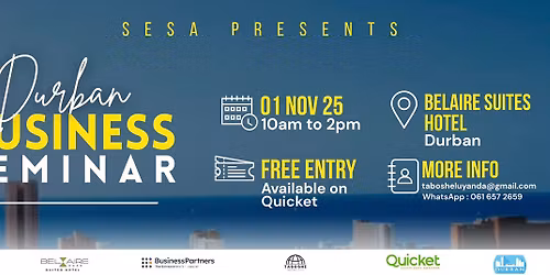 Durban Business Seminar.