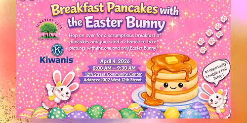 Breakfast Pancakes with the Easter Bunny