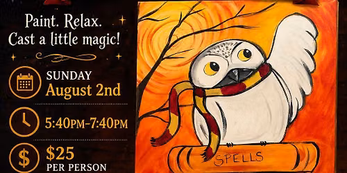 Enchanted Owl Paint Night