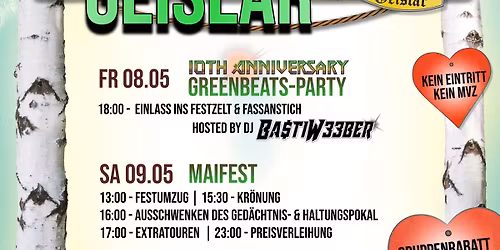 2026 | Maifestwochenende des JGV "Gem\u00fctlichkeit" Geislar