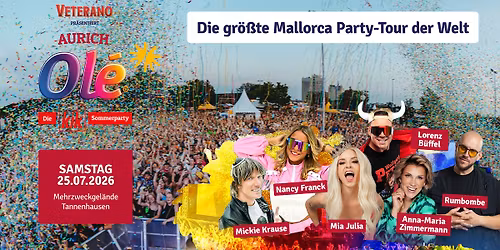 Aurich Ol\u00e9 - Die gr\u00f6\u00dfte Mallorca Party-Tour der Welt!