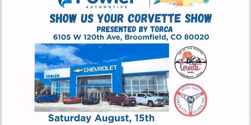 Show Us Your Corvette show 