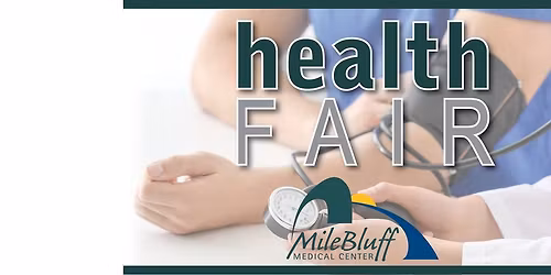 Community health fair hosted by Mile Bluff Medical Center