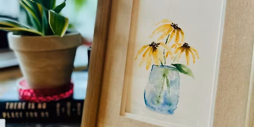 Petals and Pours: Paint and Sip