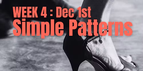 Galway Tango - New Beginner Tango Course - Week 4: Simple Patterns in the Dance