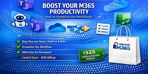 Unlock M365: 2\u2011Hour In\u2011Person Workshop at Beerenberg South Australia
