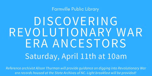 Discovering Revolutionary War Era Ancestors