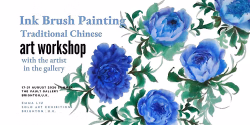 Traditional Chinese Ink Brush Floral Art Workshop