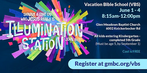 VBS 2026 at Glen Meadows — 6002 Knickerbocker Rd, San Angelo, TX, United States, Texas 76904