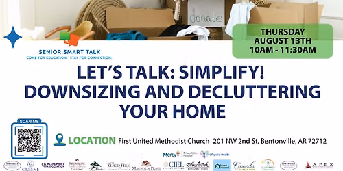 Let\u2019s Talk: Simplify! Downsizing and Decluttering your home