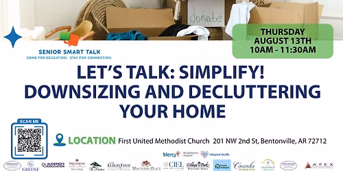 Let\u2019s Talk: Simplify! Downsizing and Decluttering your home