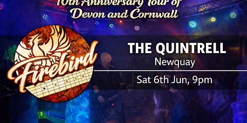 Fir\u00ebbird (80s rock) at The Quintrell, Newquay
