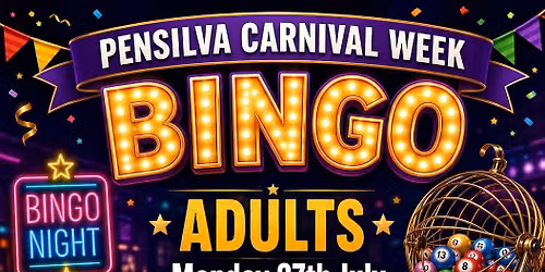 Pensilva Carnival Week -Kids Bingo-