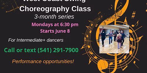 West Coast Swing Choreography Class (3-month series)