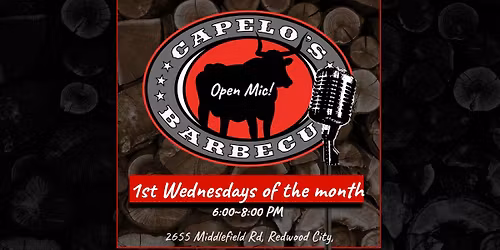 Capelo's Open Mic - Hosted by Nate Walker (Redemption Breaking)