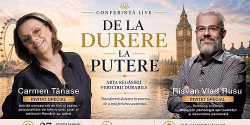 DE LA DURERE LA PUTERE - Arta regasirii fericirii durabile