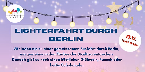 Weihnachtslichterfahrt
