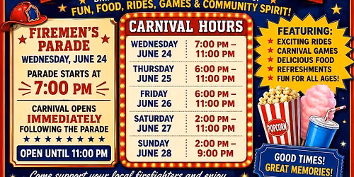 Yorktown Fire Dept Co. No. 1 Carnival and Parade