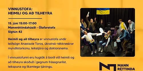 Vinnustofa: Heimili og a\u00f0 tilheyra