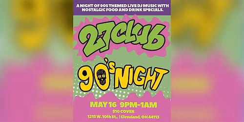 90s Night at 27 Club