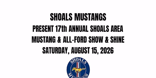 Shoals Mustangs 17th Annual Car Show
