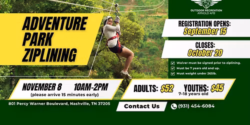 Adventure Park Ziplining